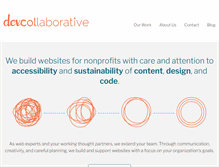 Tablet Screenshot of devcollaborative.com